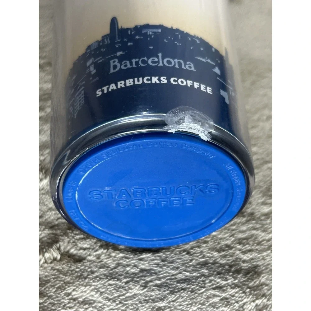 Vintage 2004 Starbucks Barcelona City Series Travel Tumbler - 12 oz